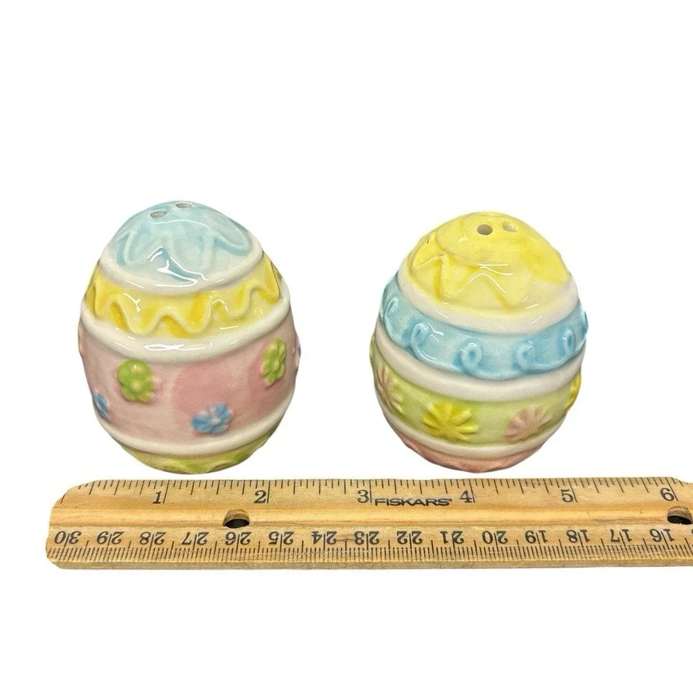 Ceramic Easter Eggs Salt & Pepper‎ Shakers 2.5